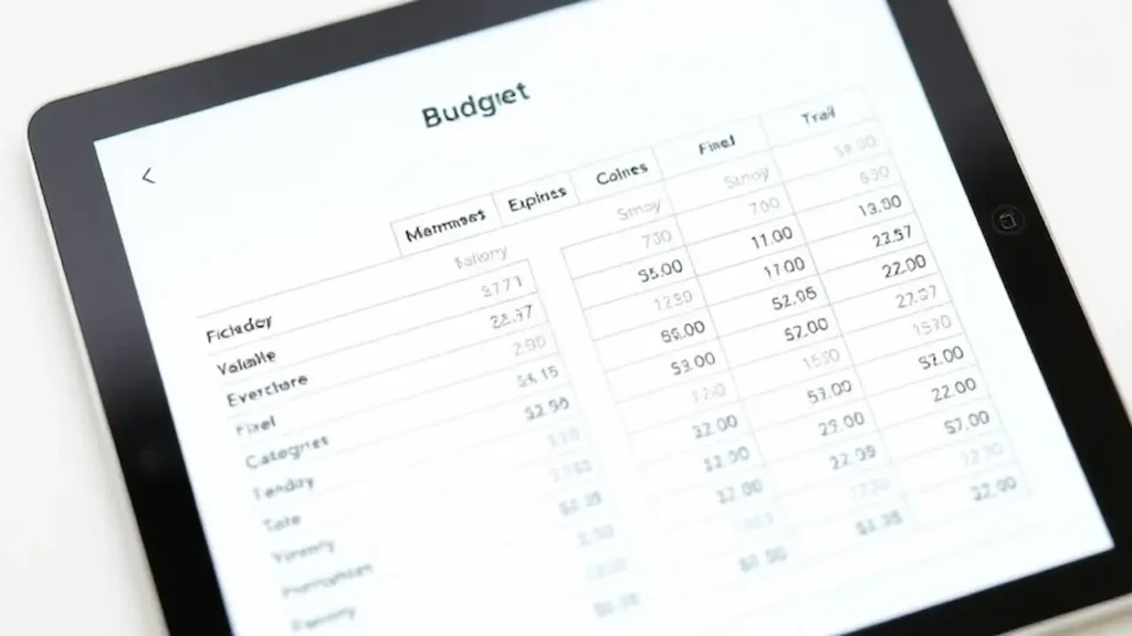 Create an Essentials Budget