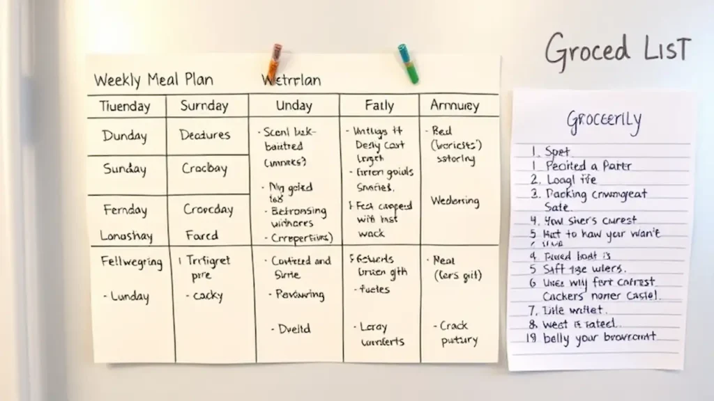 Plan Your Meals, Create a Weekly Meal Plan, Incorporate Affordable Ingredients