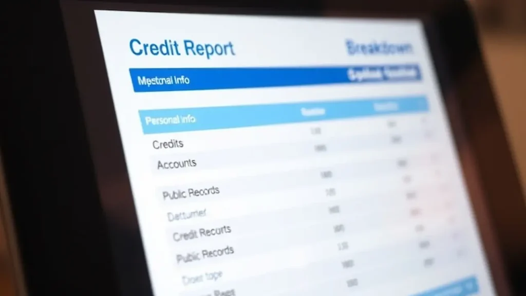 Components of a Credit Report